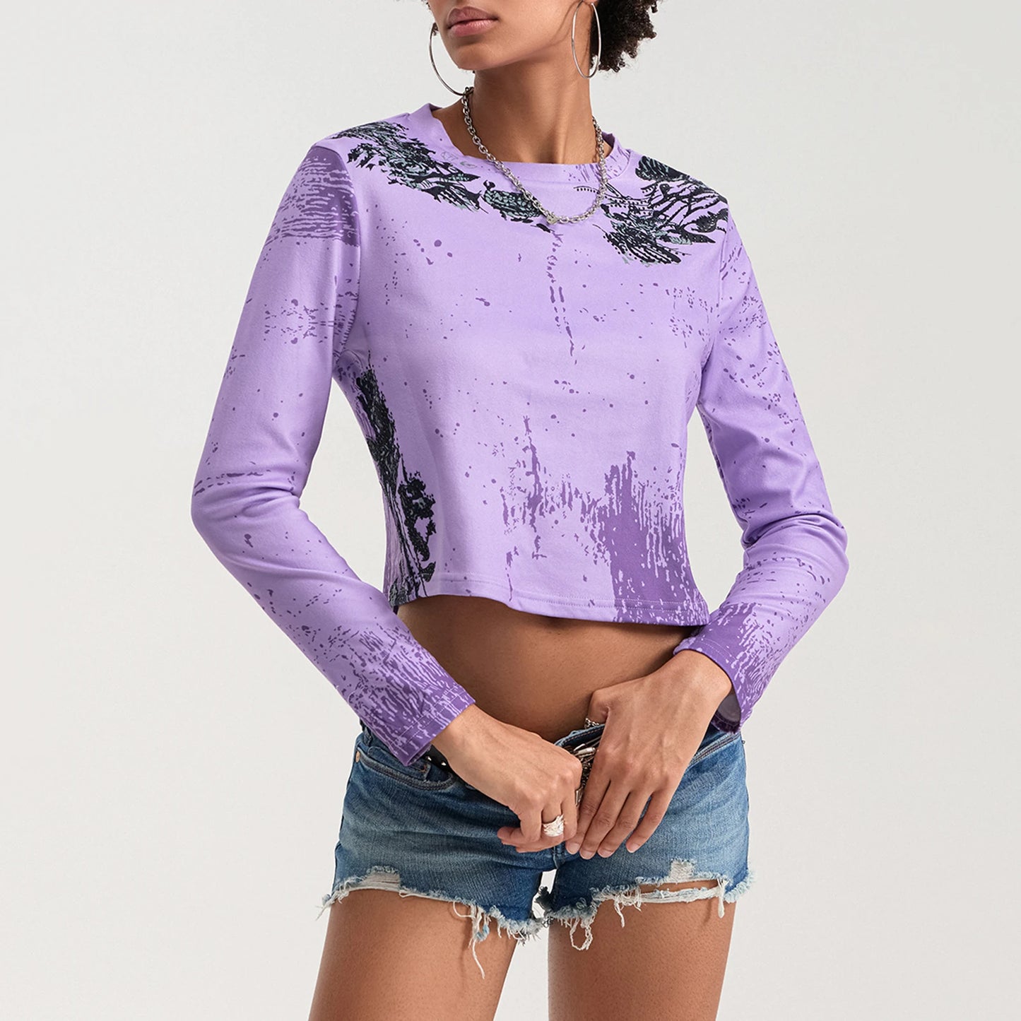 Aesthetic Gothic Crop Tee