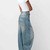 Stylish  Wide Leg Denim jeans