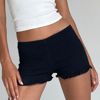 Colored  Shirred Bloomer Shorts