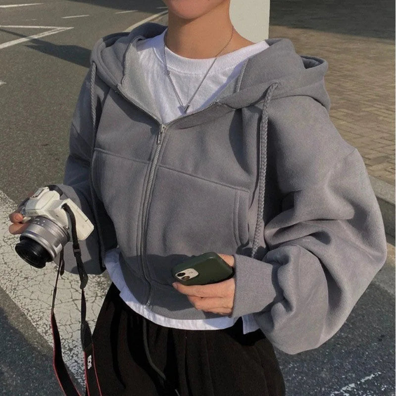 Casual Crop Jackets
