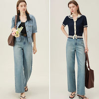 High Waist Baggy Wide Leg Jean