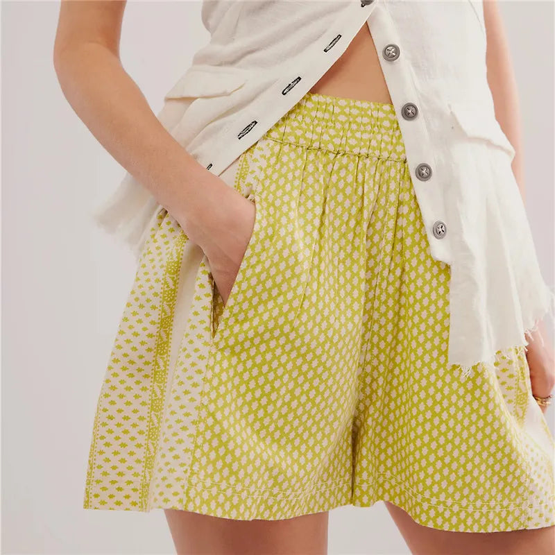 Vacation Beach  High Waist Short