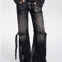 Black Baggy Boyfriend Jean