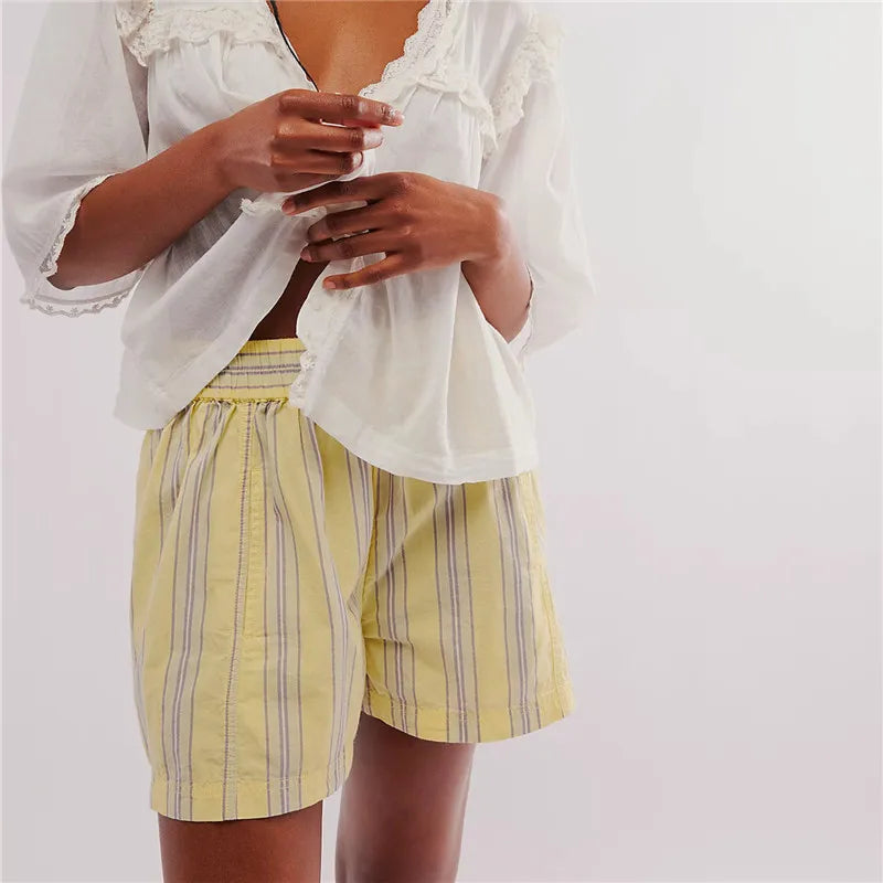 Vacation Beach  High Waist Short