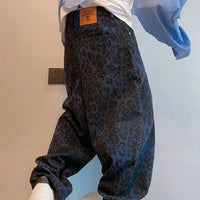 Blue Leopard Jeans