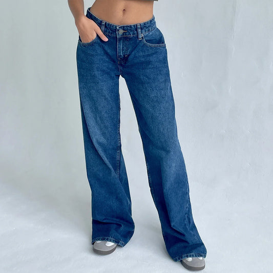 Low Waisted Multiple Pockets Pants