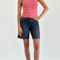 Summer Stripes Print Tank Top