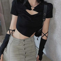 Cropped Short Sleeve