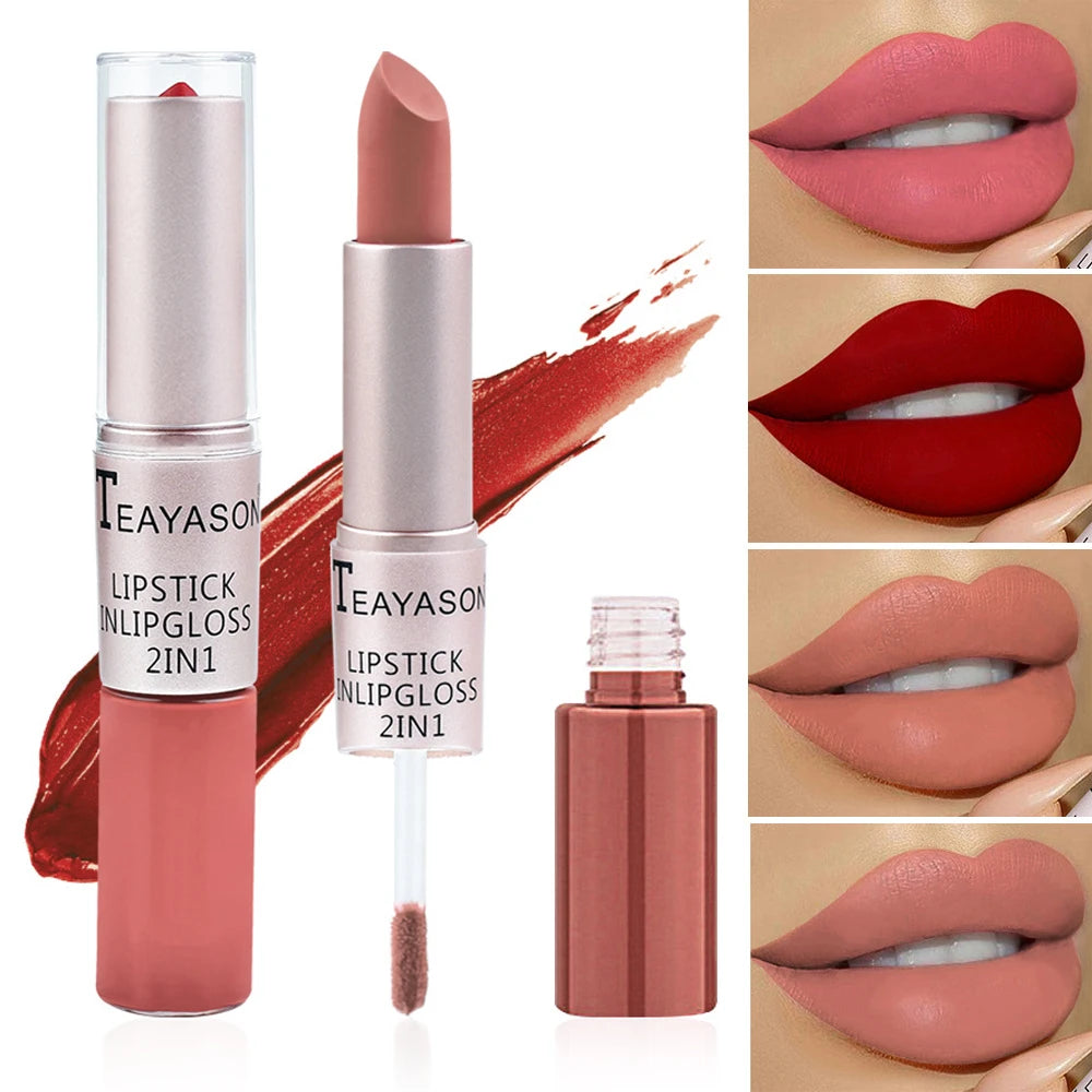 Double-Head Velvet Matte Duo