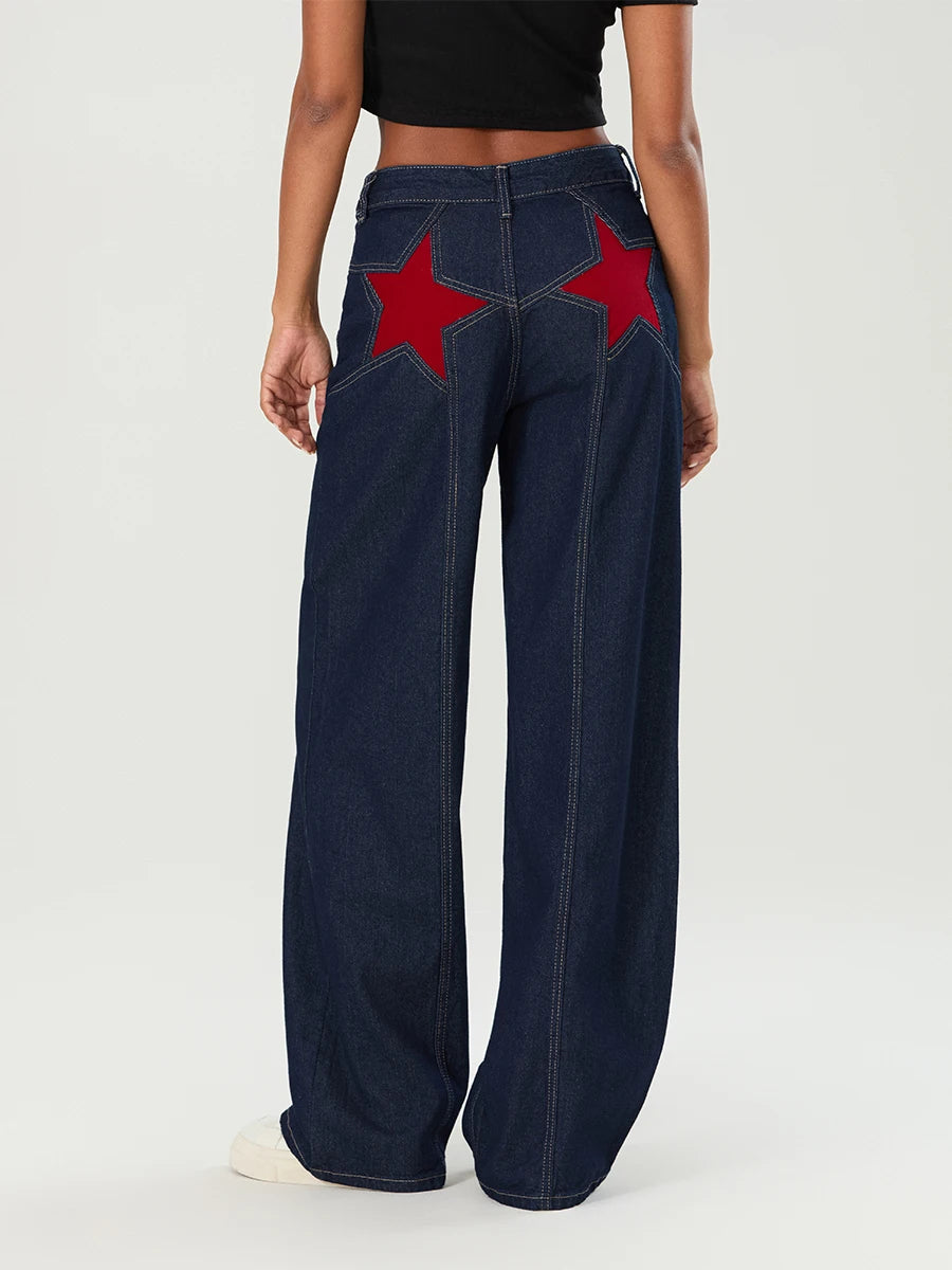 Casual Star Pattern Pants