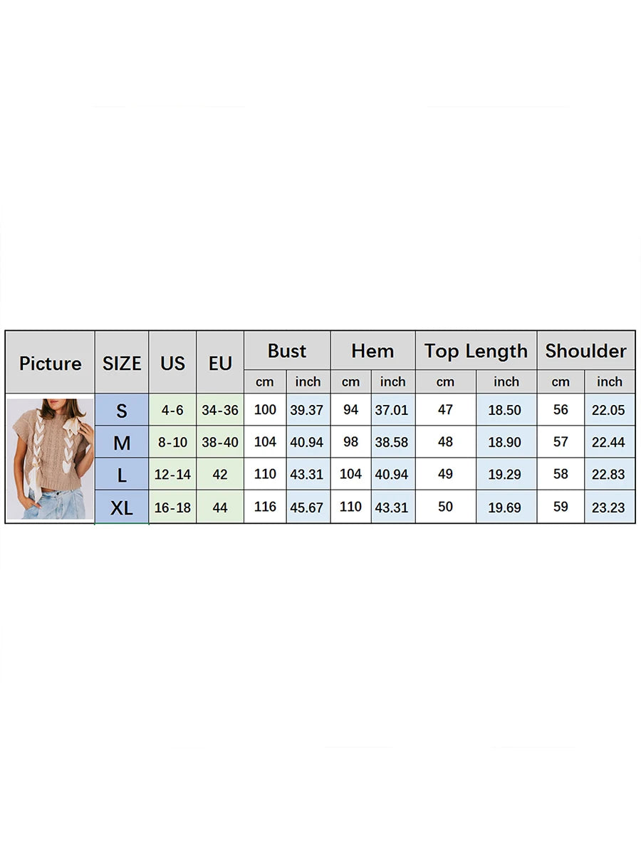 Sleeveless Solid Tie Front Knitted Vest