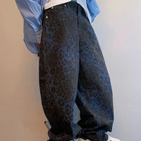 Blue Leopard Jeans