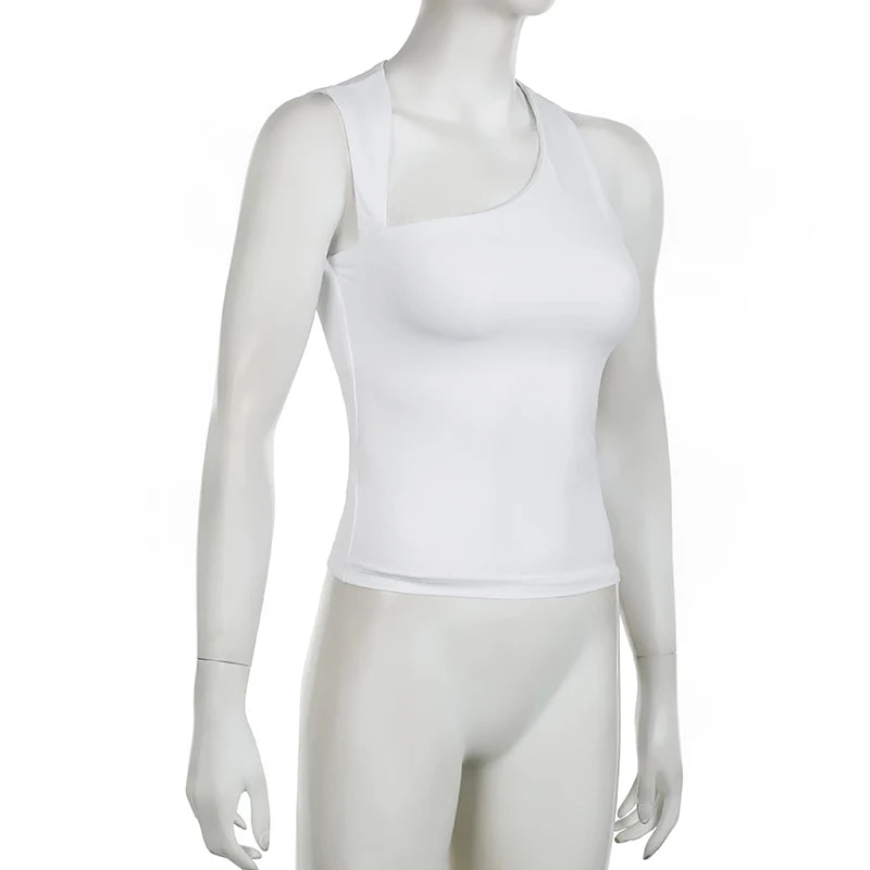 Seamless Asymmetric Tank Top