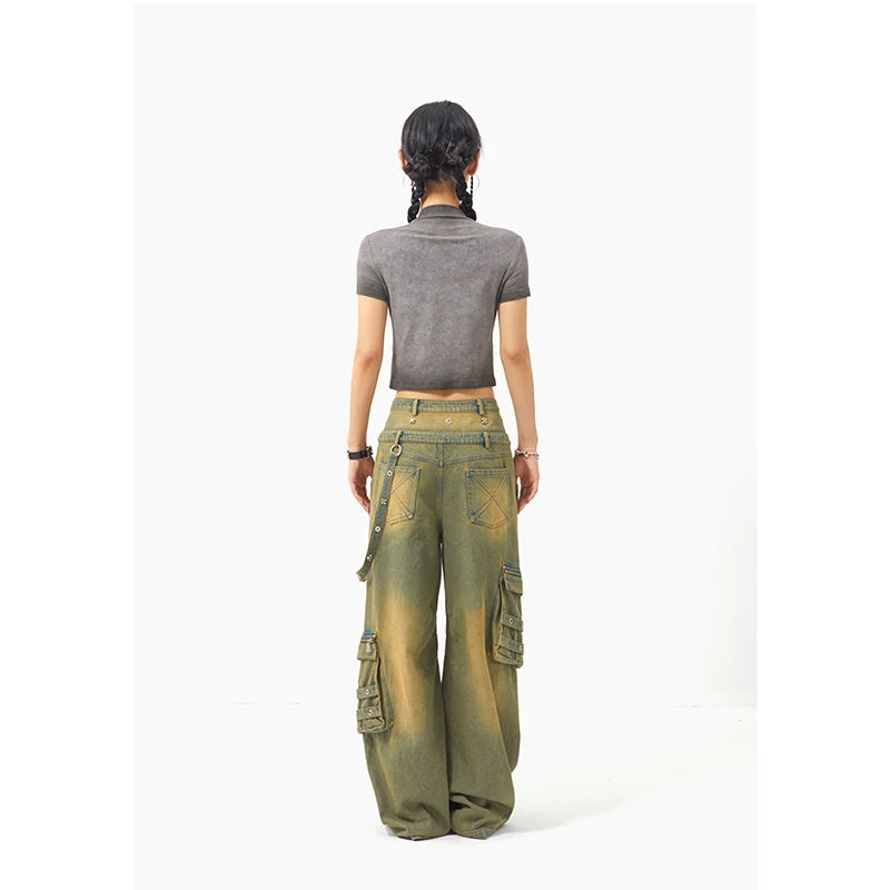American Retro Hiphop Boyfriend Jeans