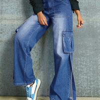 Wide Denim Jeans