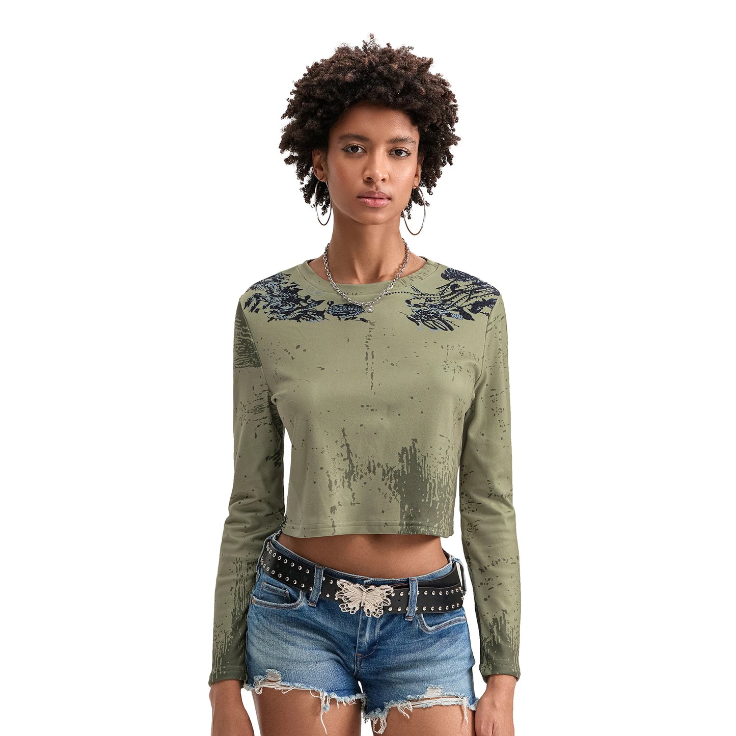 Aesthetic Gothic Crop Tee