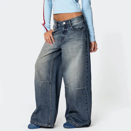 Women’s Loose Fit Wide Leg Jeans