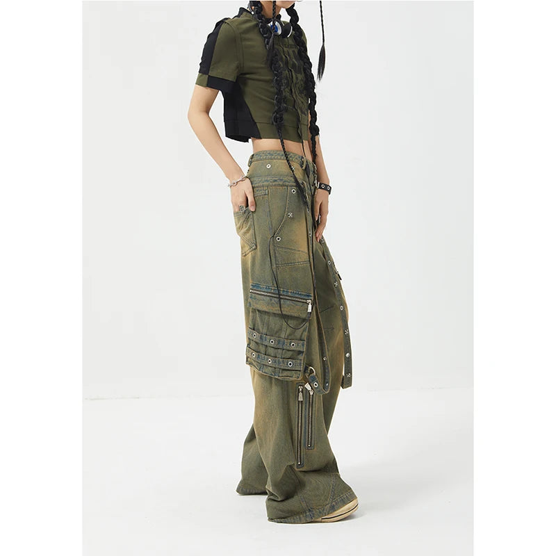 American Retro Hiphop Boyfriend Jeans