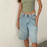 Snapshot Below-Knee Denim Short
