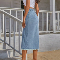 Asymmetric High-Waist Mini Skirt