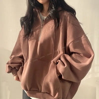 Oversized Zip Up Hoodie