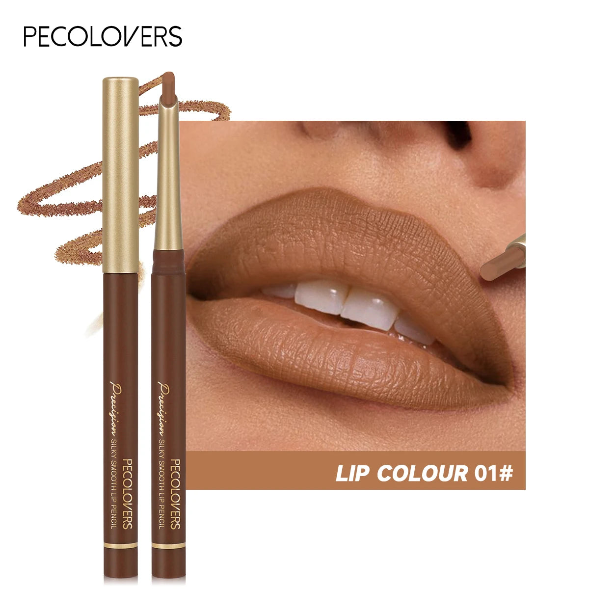Bevel-Edge Matte Lip Contour Pencil