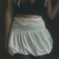 Trendy Streetwear Bubble Skirt