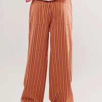 Women’s Baggy Striped Wide Leg Pants