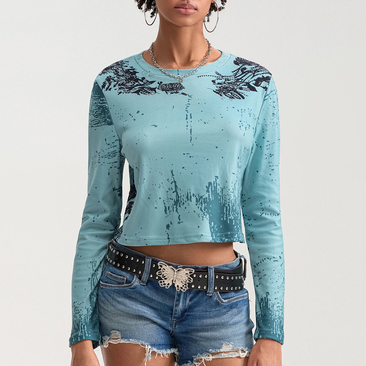 Aesthetic Gothic Crop Tee