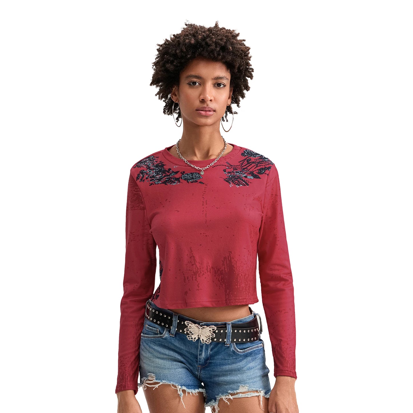 Aesthetic Gothic Crop Tee