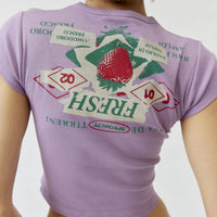 Winning Strawberry Baby Tee Shirt