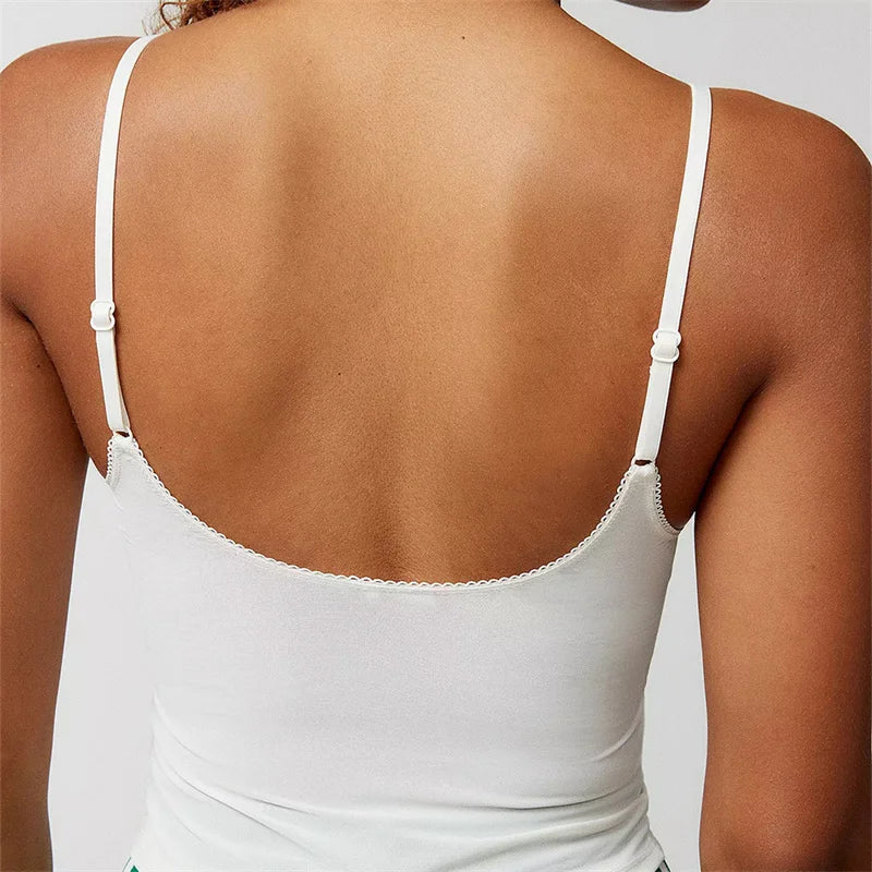 Vibrant Deep V-Neck Camisole
