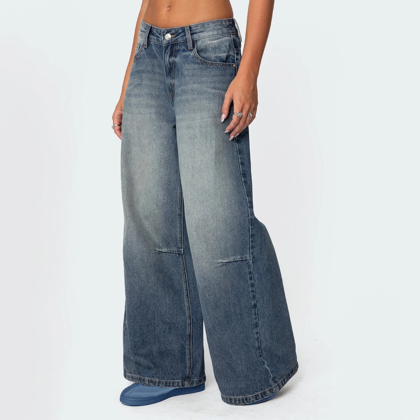 Women’s Loose Fit Wide Leg Jeans