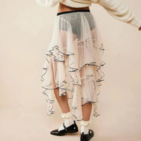 Chelsea Ruffled Elastic Waist Skirt