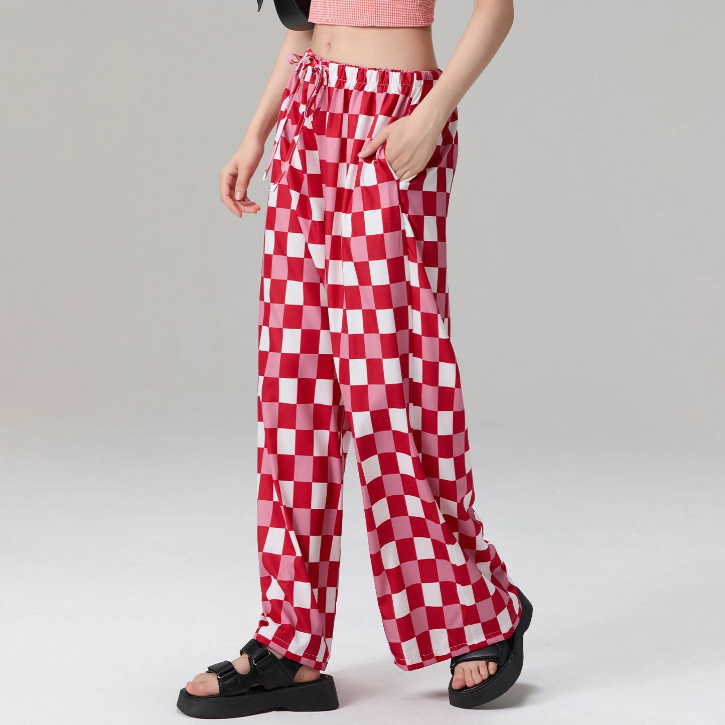 Elastic Waist Streetwear Trousers