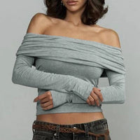 Snug Loose Off Shoulder Sweater