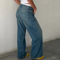 Low Waisted Multiple Pockets Pants