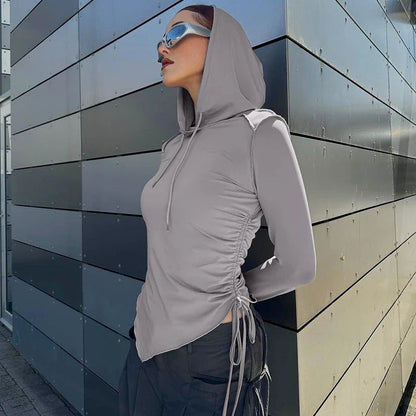 Drawstring Slim Hoody