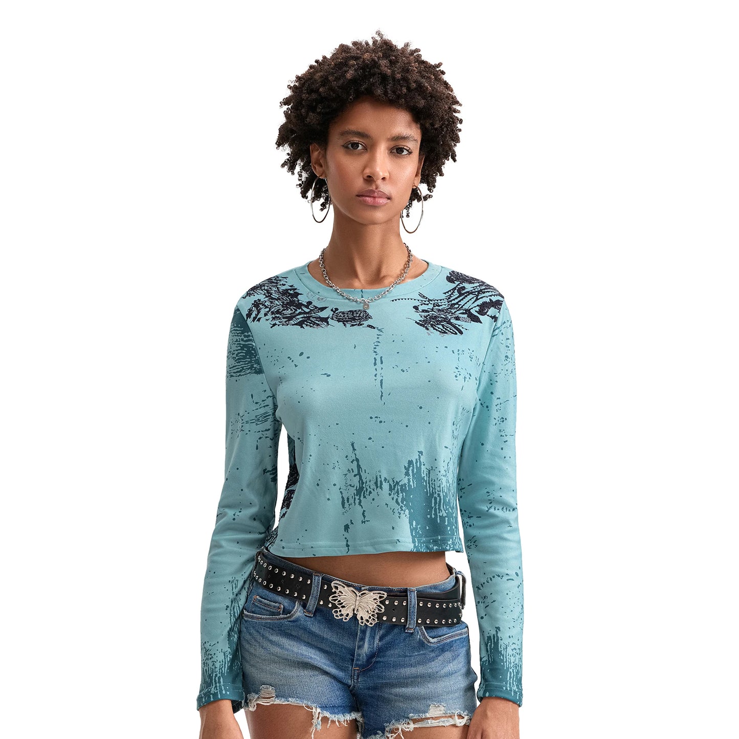 Aesthetic Gothic Crop Tee
