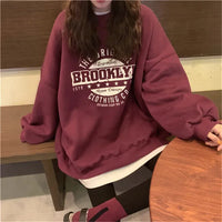Letter Printed Pullovers