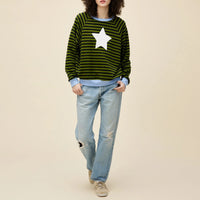 Oaklyn Oversized Crew Neck Pullover Sweater
