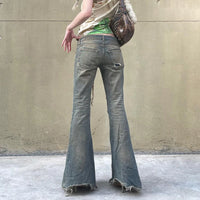 Wide Leg Denim Pants
