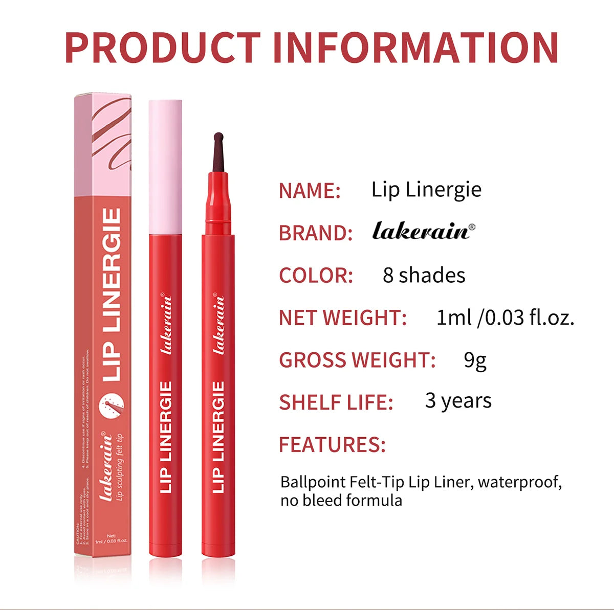 Lakerain No-Transfer Felt Tip Liner