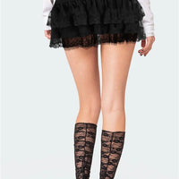 Mid-Waisted Mini Skirts