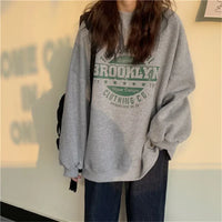 Letter Printed Pullovers