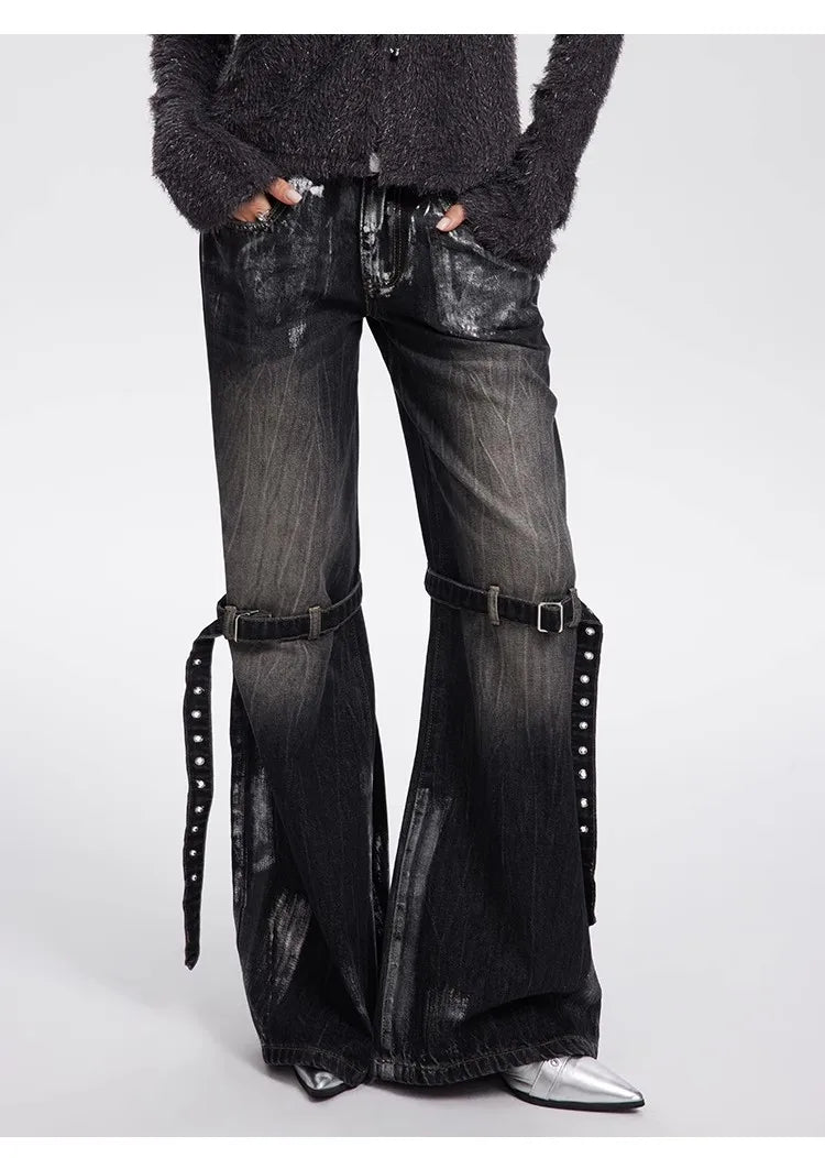 Black Baggy Boyfriend Jean