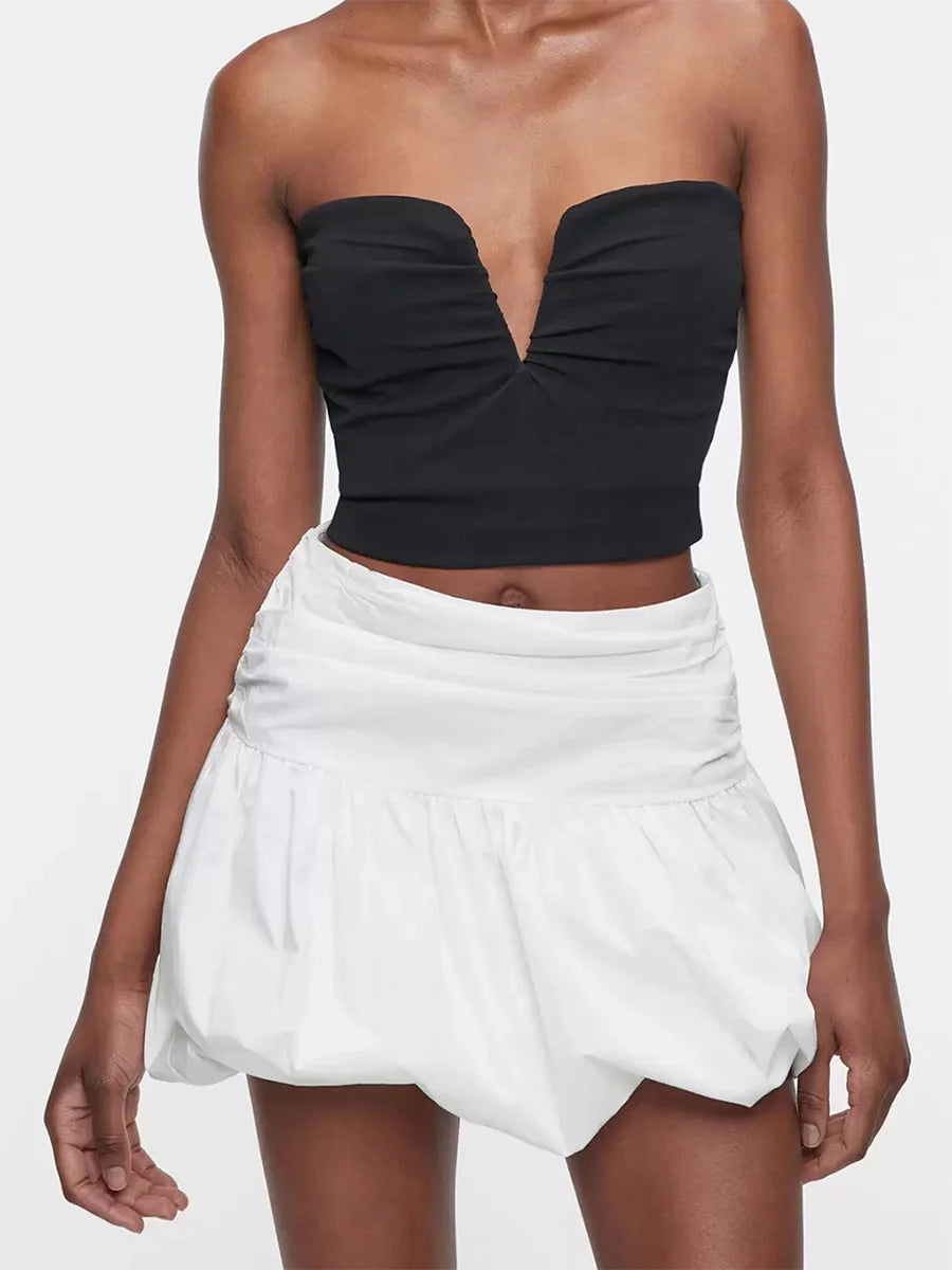 Trendy Streetwear Bubble Skirt