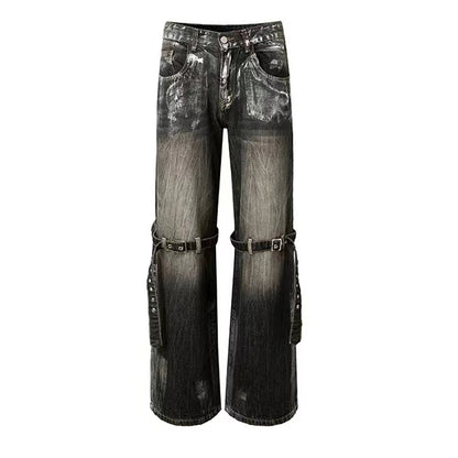 Black Baggy Boyfriend Jean