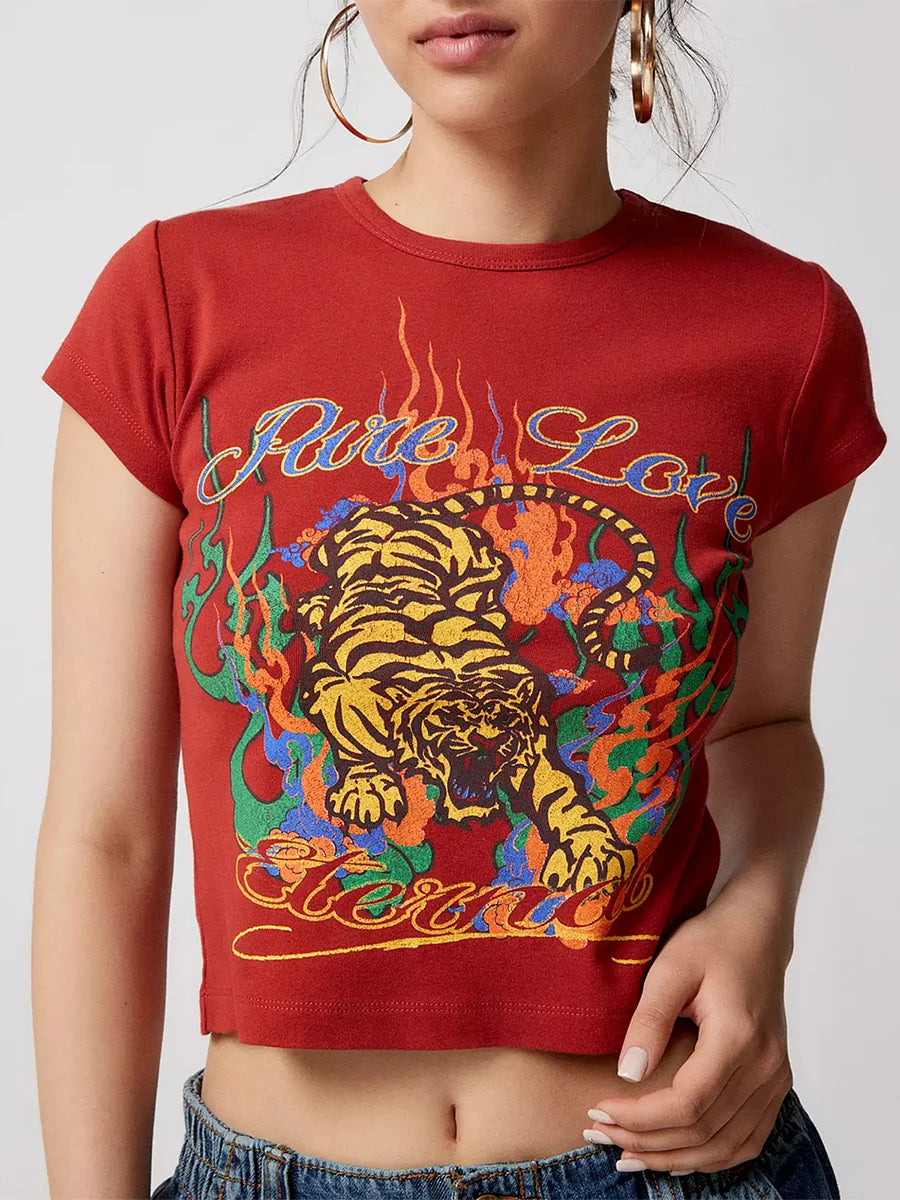 Short-Sleeve Crew Baby Tee
