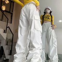 White Cargo Parachute